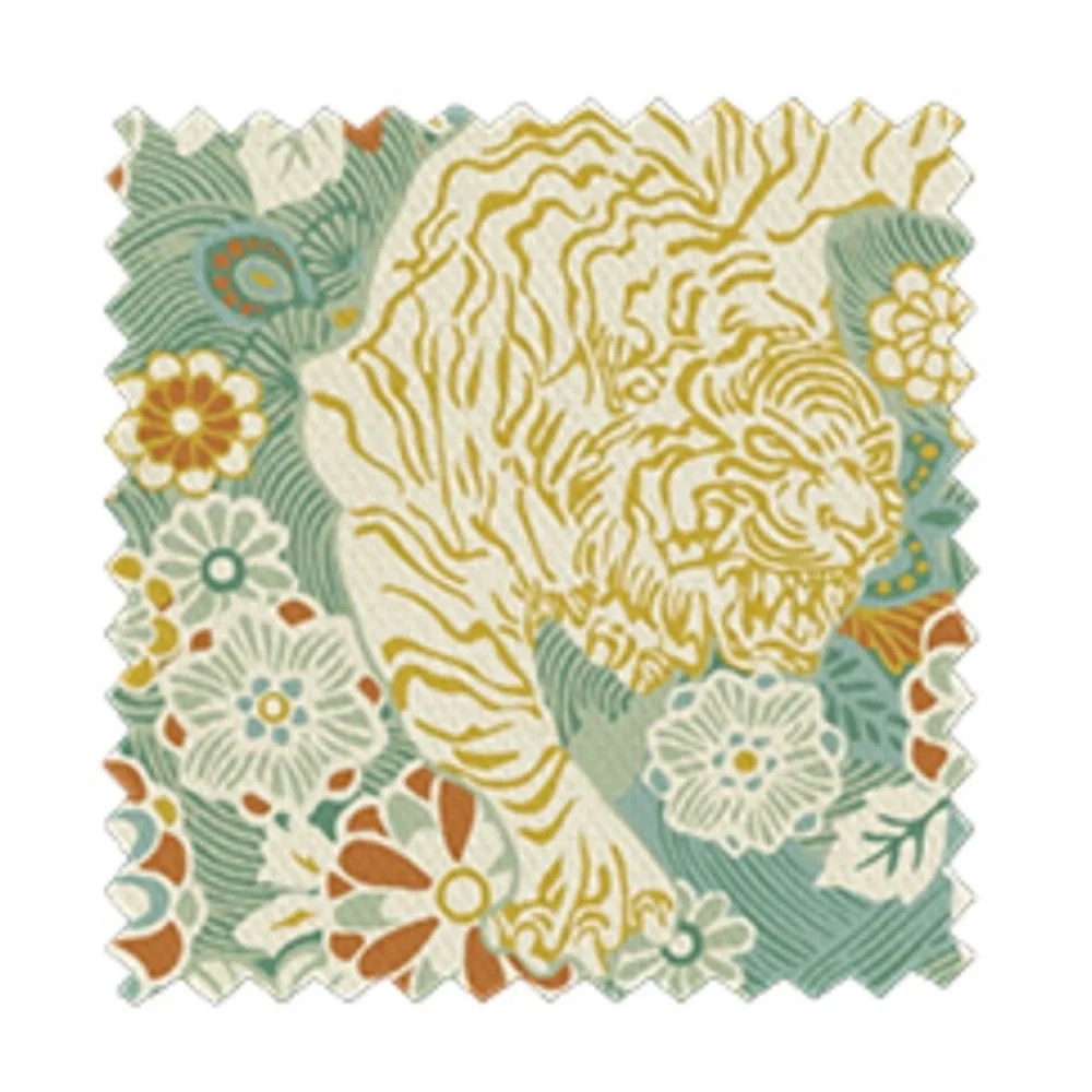 The Inside Linen Blackout Pistachio Siberian Tiger Curtain Panels 50x96in (2)